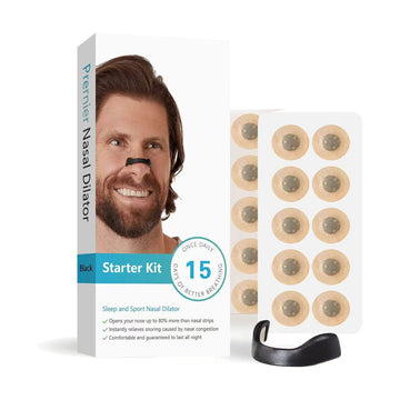 Magnetic Nose Strip, Magnetic Nasal Strips for Men & Women, 90-Day Value Pack (90 Pairs, Black) – Comfort Strips - Zaloora