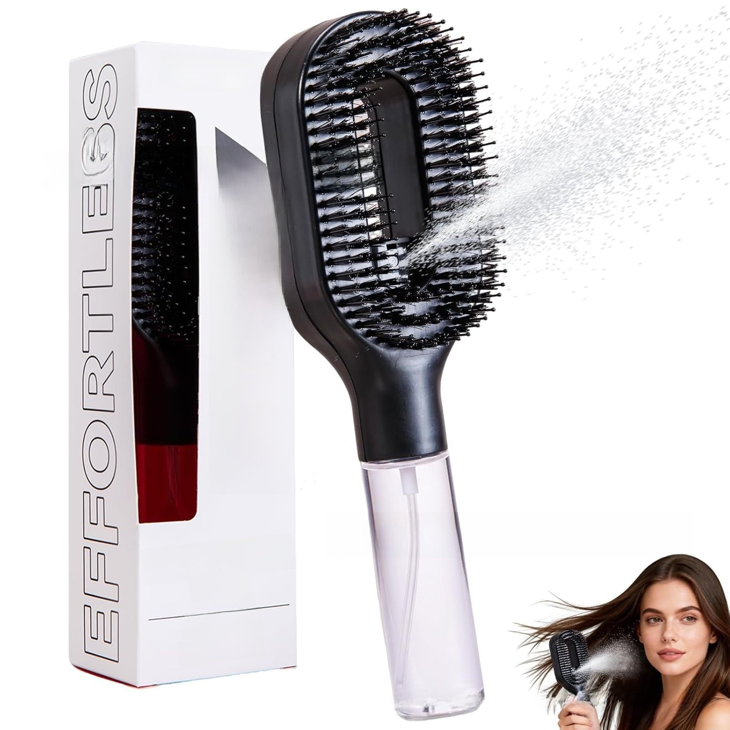 Stylish Hair Detangling Spray Comb - Zaloora