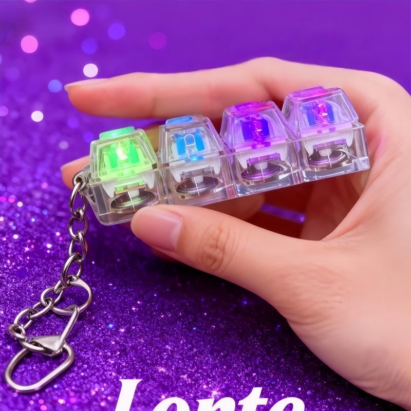 RGB Illuminated Decompression Keychain Toy - Zaloora