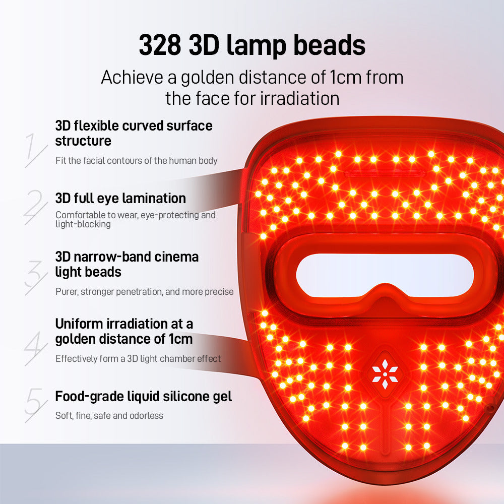 LED Light Therapy Facial Beauty Mask - Zaloora