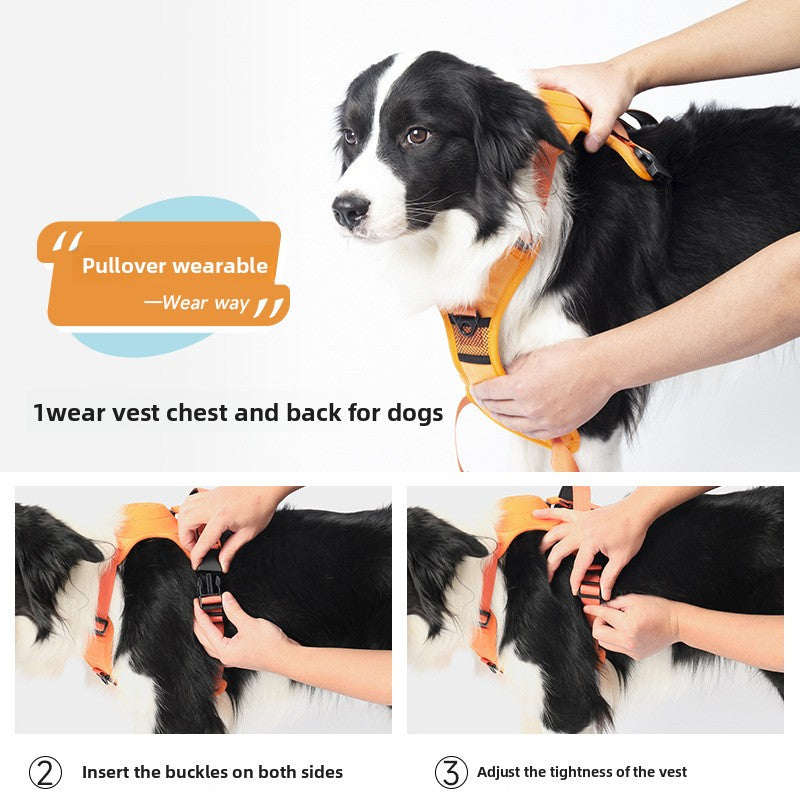 Retractable Dog Leash Vest Harness - Zaloora