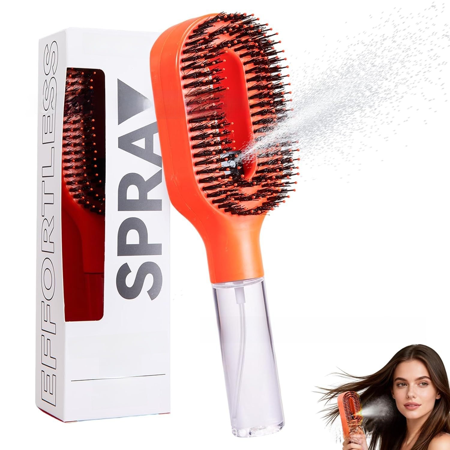 Stylish Hair Detangling Spray Comb - Zaloora