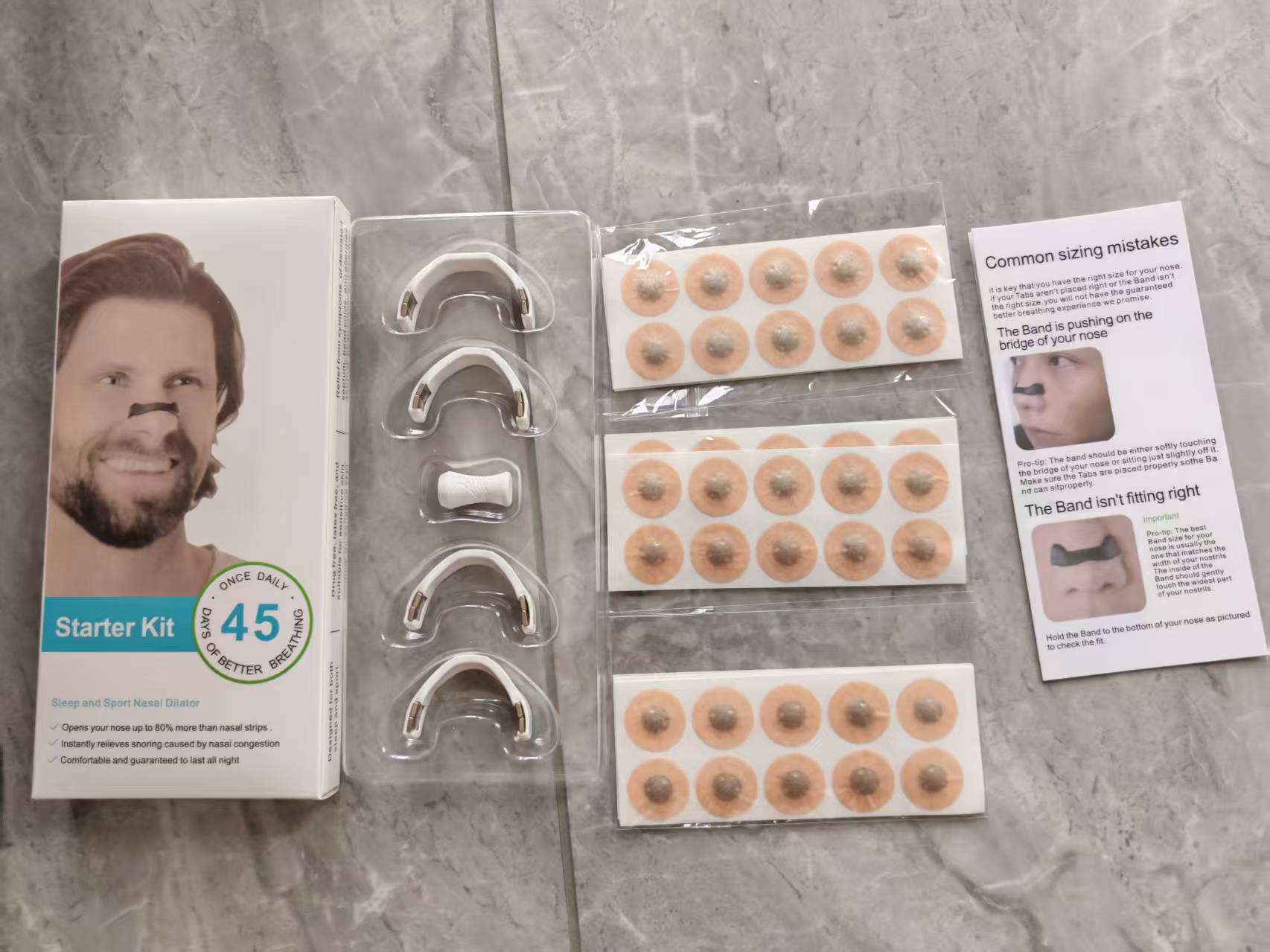 Magnetic Nose Strip, Magnetic Nasal Strips for Men & Women, 90-Day Value Pack (90 Pairs, Black) – Comfort Strips - Zaloora