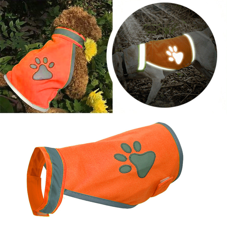 Reflective Dog Safety Vest with Embroidered Design - Zaloora