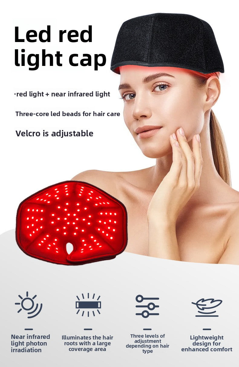 LED Red Light Therapy Hair Growth Cap with Infrared Heat - Zaloora