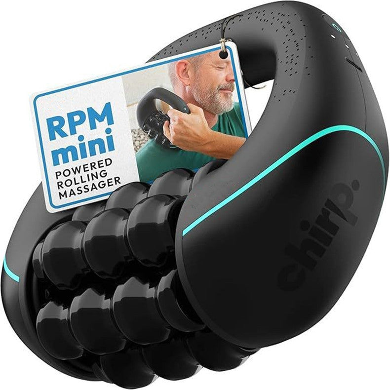 Handheld electric muscle relaxation massage roller with 3-speed strength adjustment
