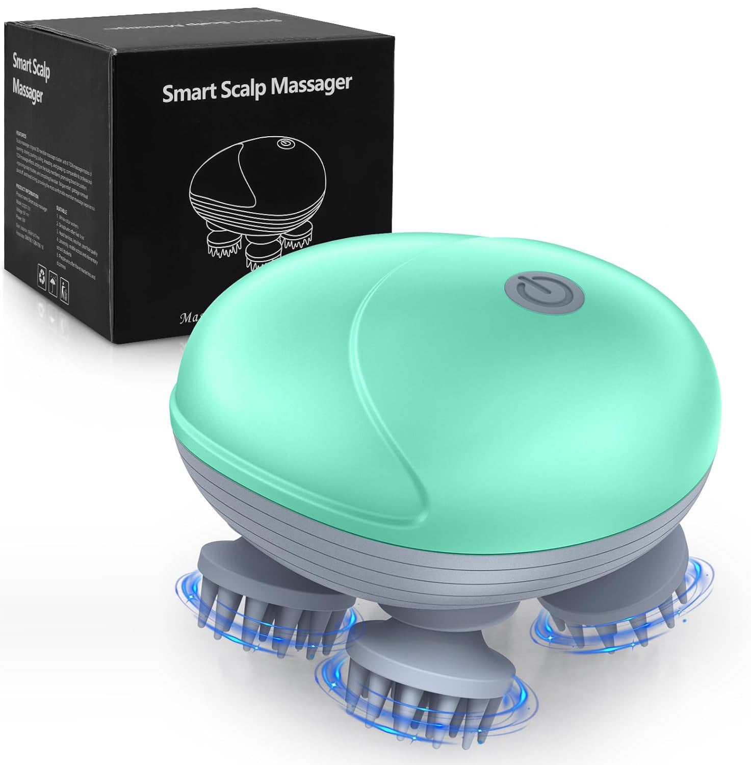 Electric Scalp Massager with Kneading Function - Zaloora