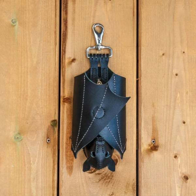 Bat Coin Purse with Foldable Wings (Leather Style) - Zaloora