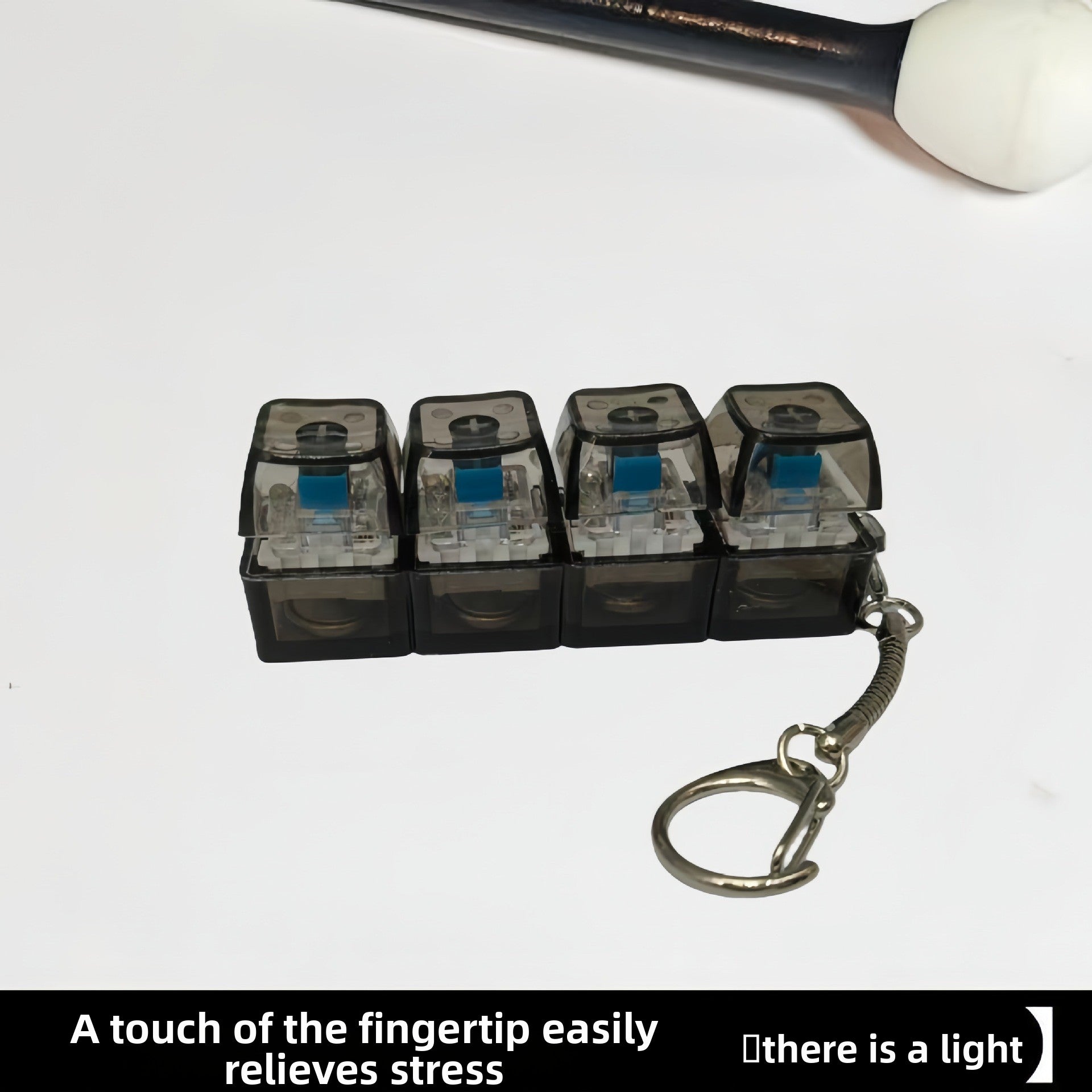 RGB Illuminated Decompression Keychain Toy - Zaloora