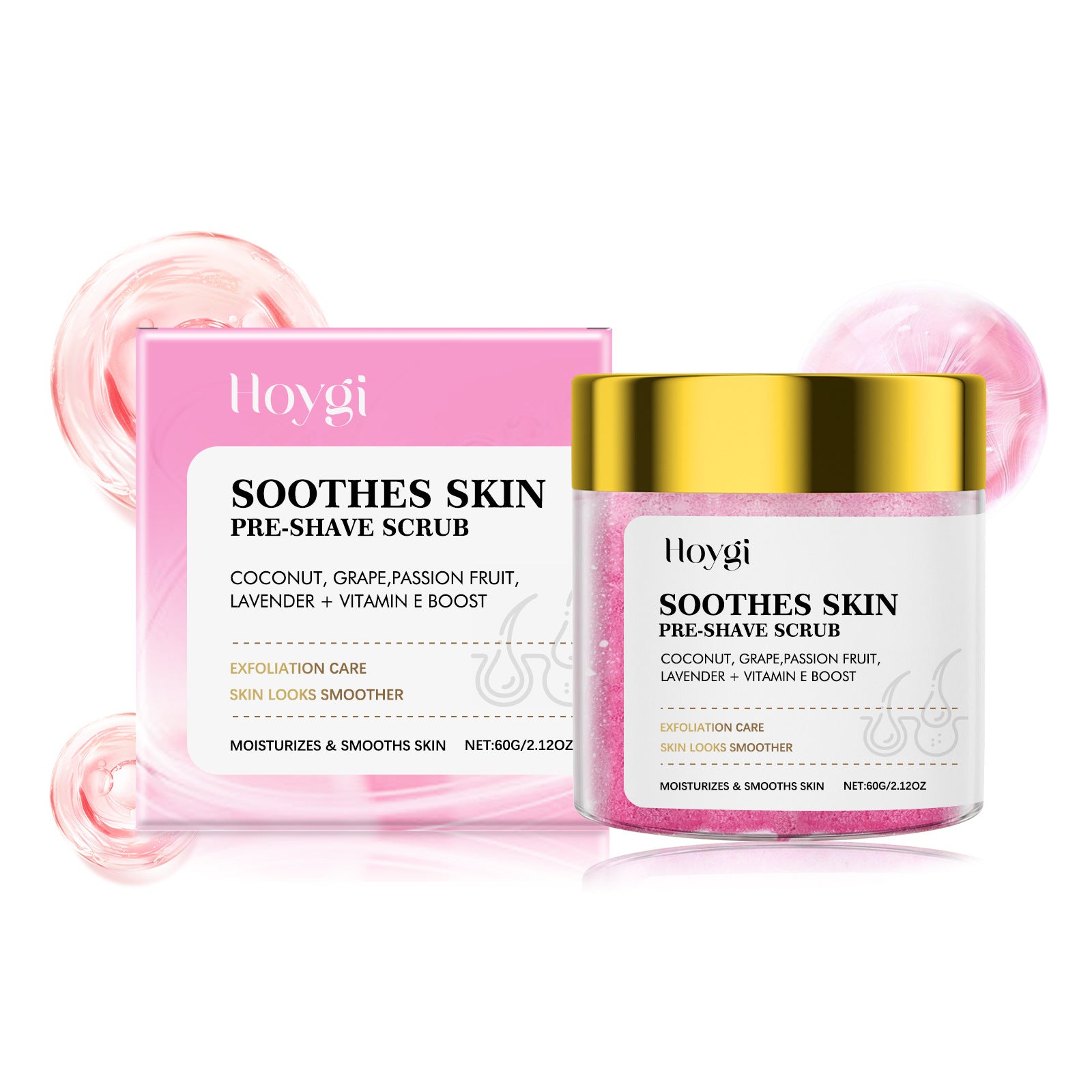 Hair Removal Pre-Shaving Shaving Scrub - Zaloora