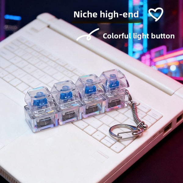 RGB Illuminated Decompression Keychain Toy - Zaloora
