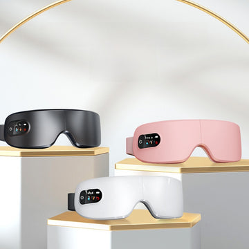 4D Eye Massager Smart Airbag Vibration Eye Care Instrument Hot Compress Bluetooth Eye Massage Glasses Fatigue anti-wrinkle Care