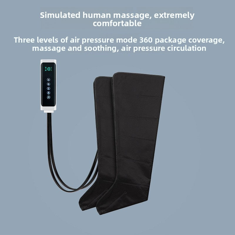 Air Pressure Leg Massager Foot Massage Boots Kneading Squeeze Deep Relaxation Calf With Remote Control