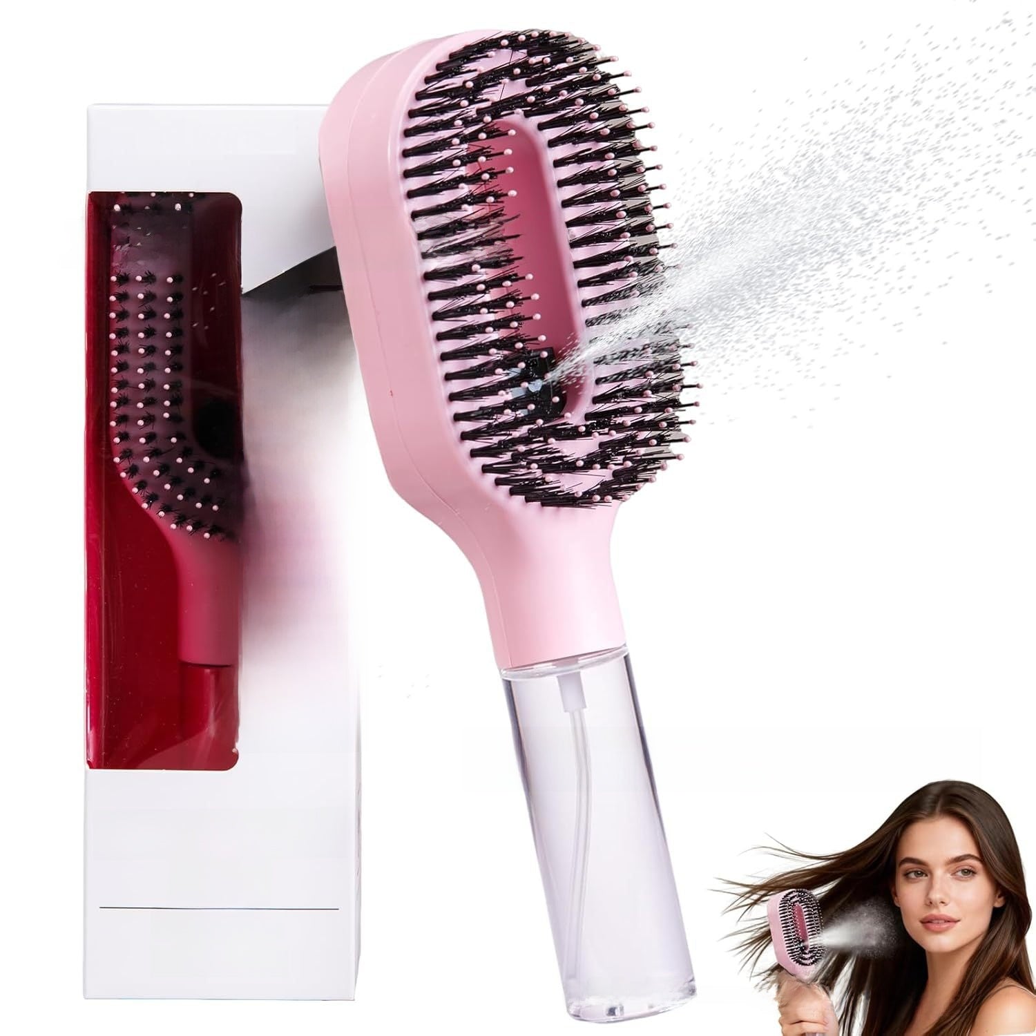 Stylish Hair Detangling Spray Comb - Zaloora