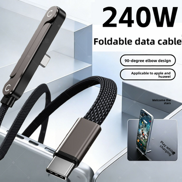 Foldable Fast Charging Cable with Phone Stand - Zaloora
