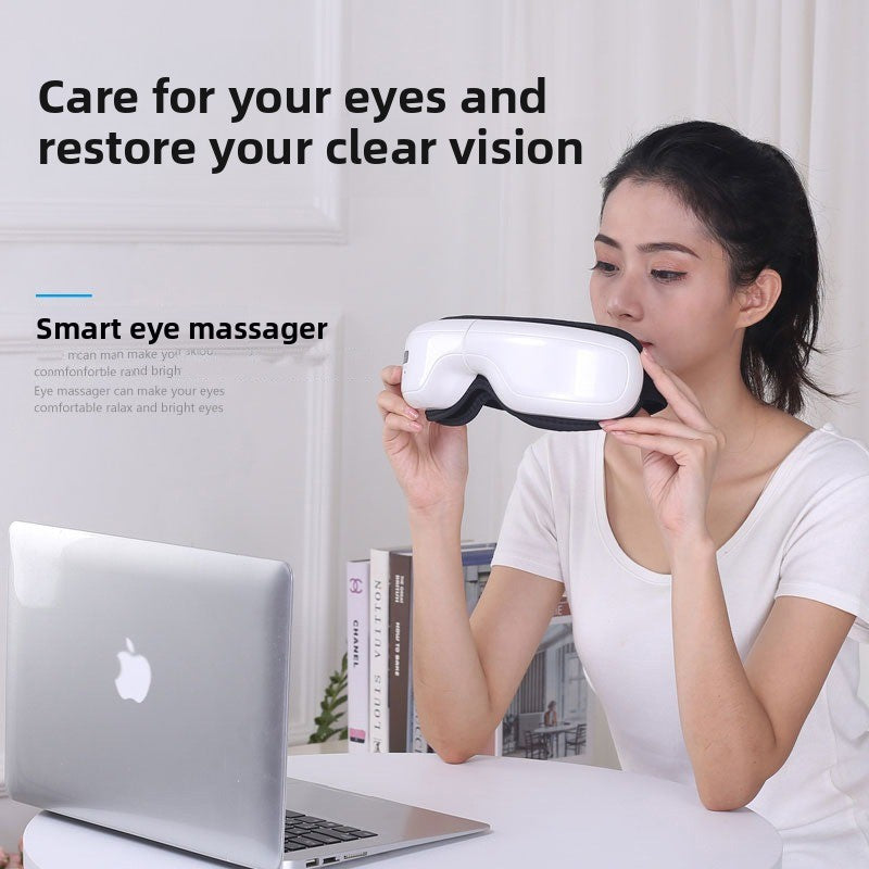 Smart Eye Relaxation Massager With Heating Function Portable Eye Care Gadget For Comfortable Bright Eyes & Stress Relief