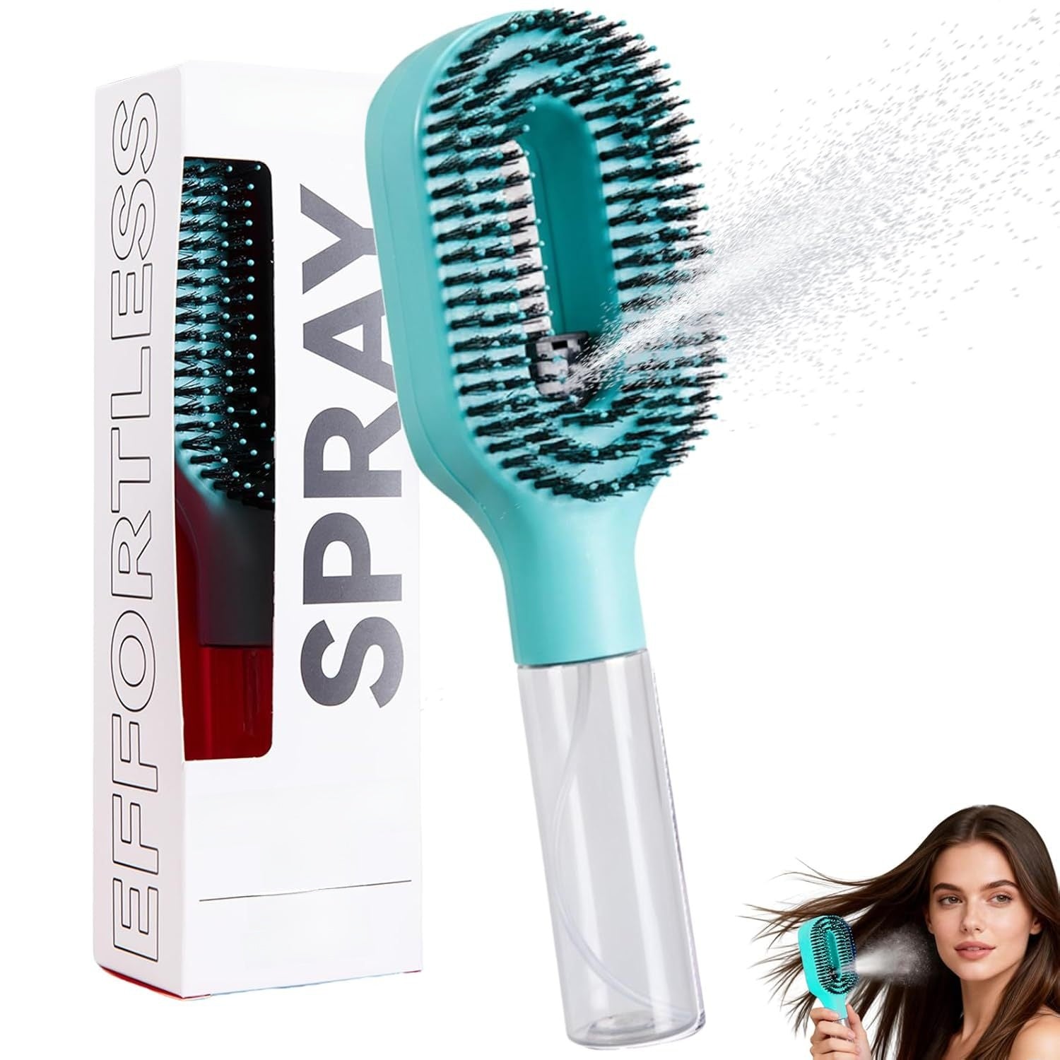 Stylish Hair Detangling Spray Comb - Zaloora