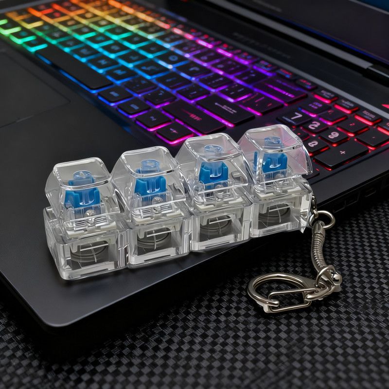 RGB Illuminated Decompression Keychain Toy - Zaloora
