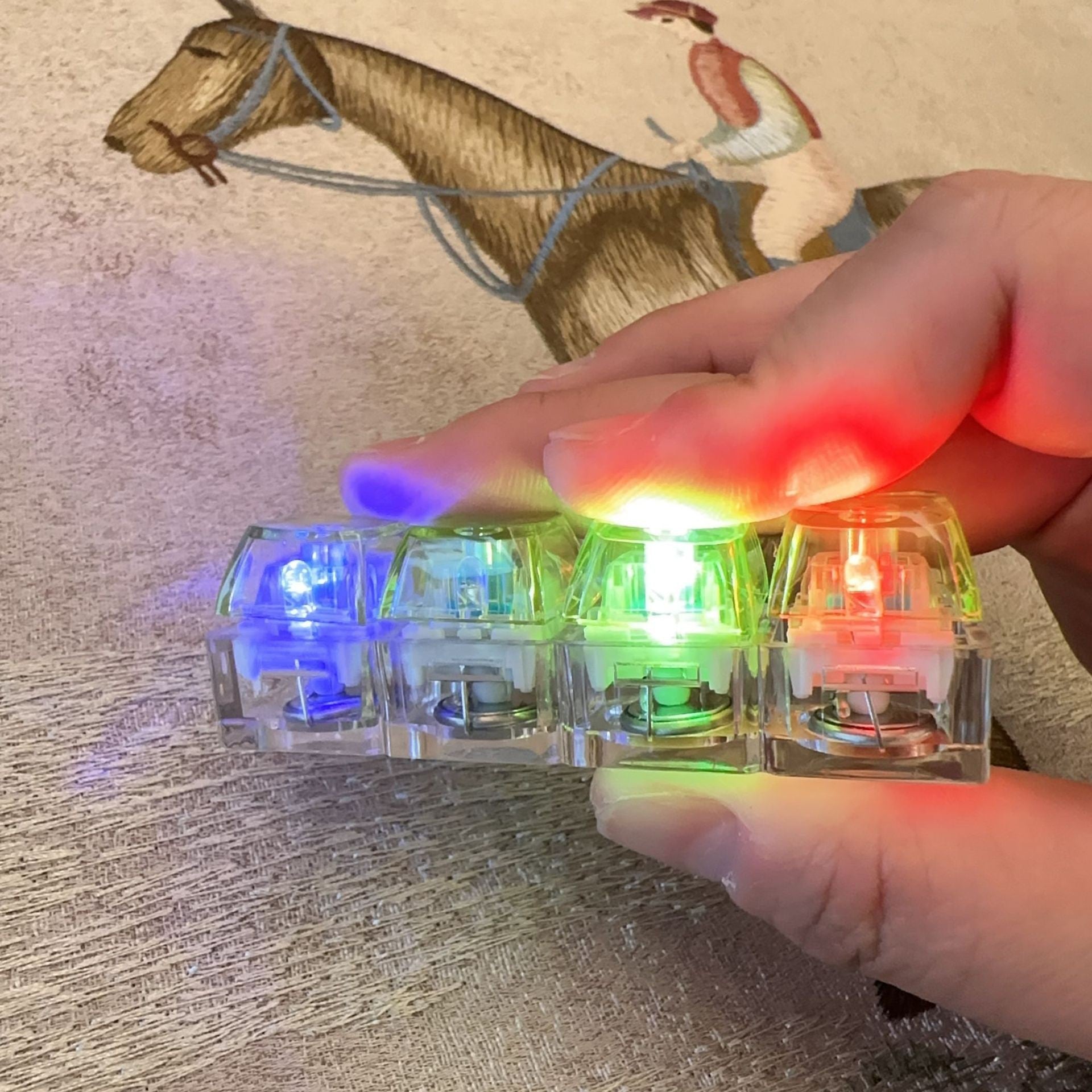 Mechanical Keyboard Switch Tester Keychain - Zaloora