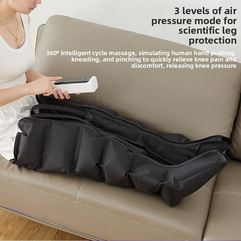 Air Pressure Leg Massager Foot Massage Boots Kneading Squeeze Deep Relaxation Calf With Remote Control